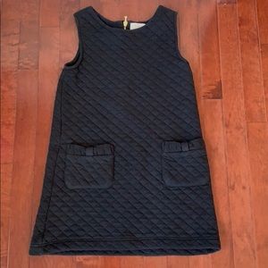 Kate Spade quilted dress black zipper in the back